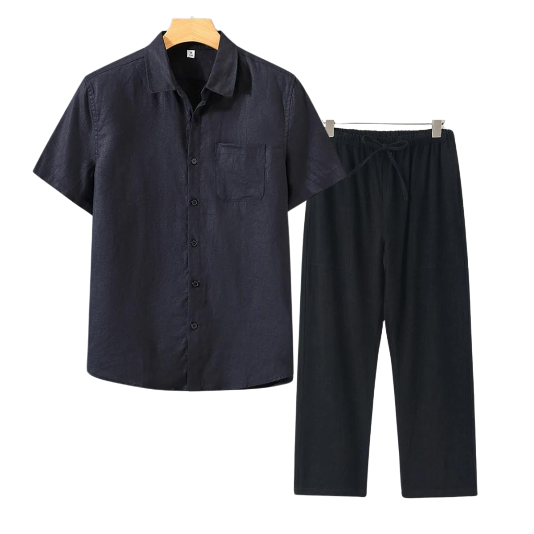 MASON | Relaxed Fit Shirt And Pants Set For Summer