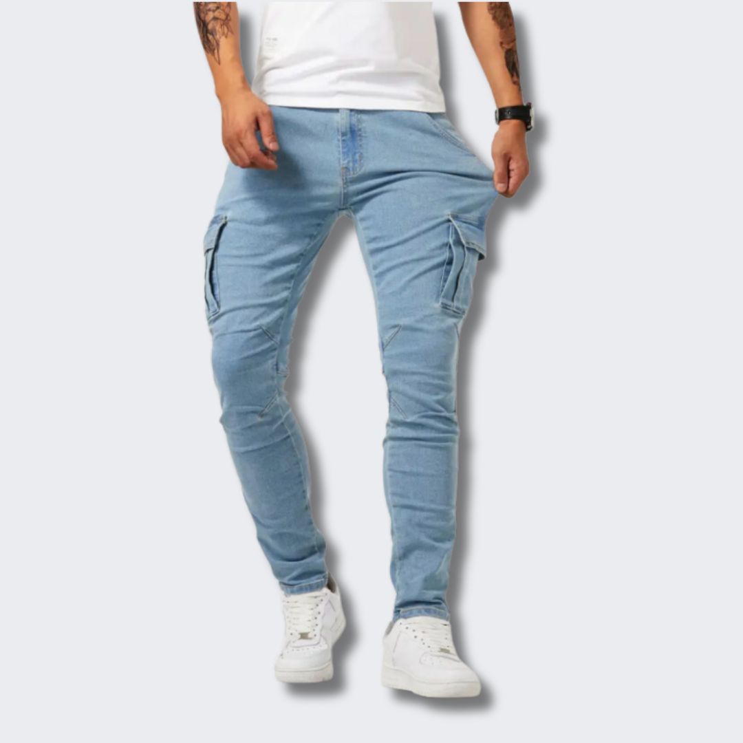 AARON | Trendy slim-fit trousers for men