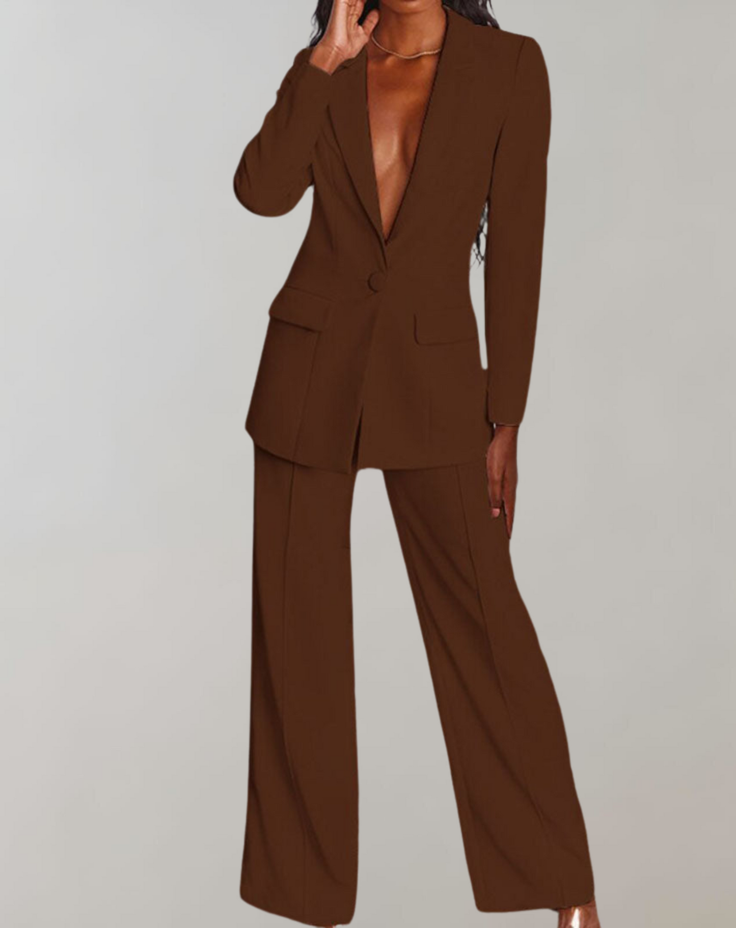 NOELLE | Chic Blazer and Trouser Ensemble
