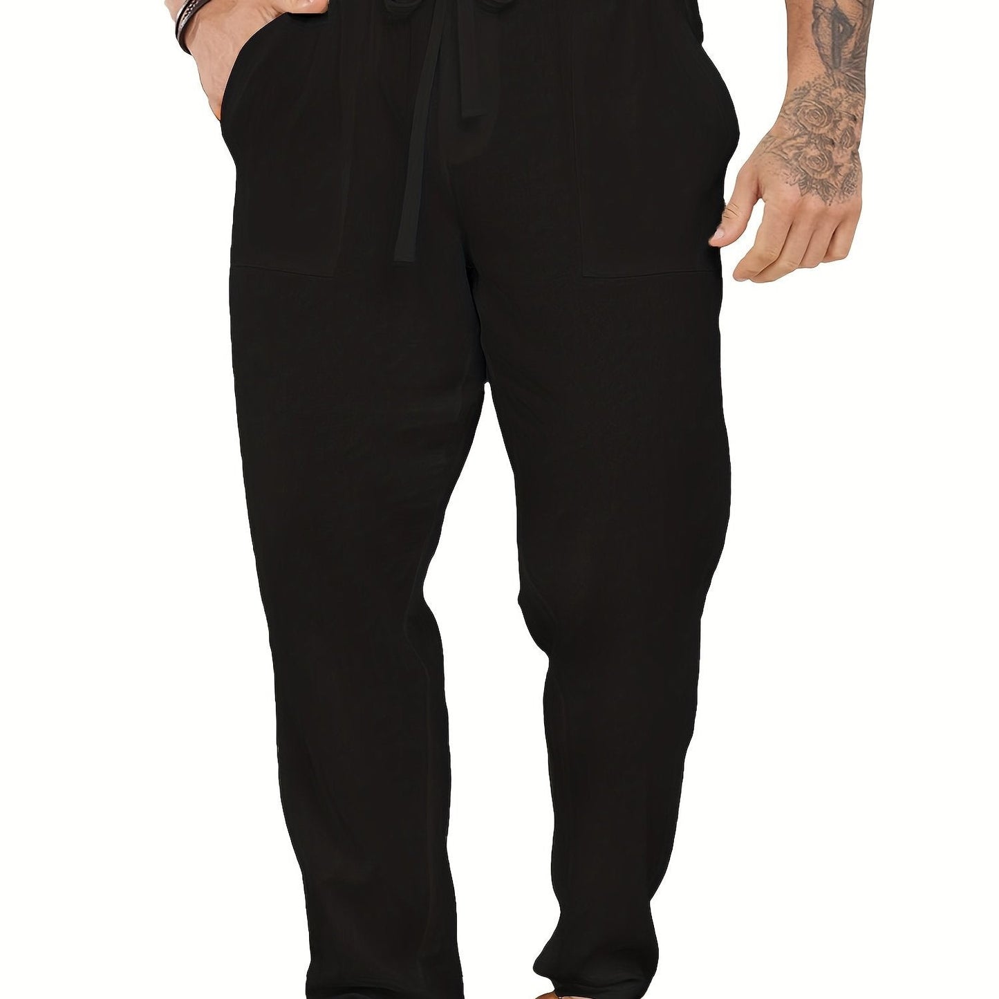 Jasper | Lightweight Casual Summer Pants with Drawstring and Elastic Waist