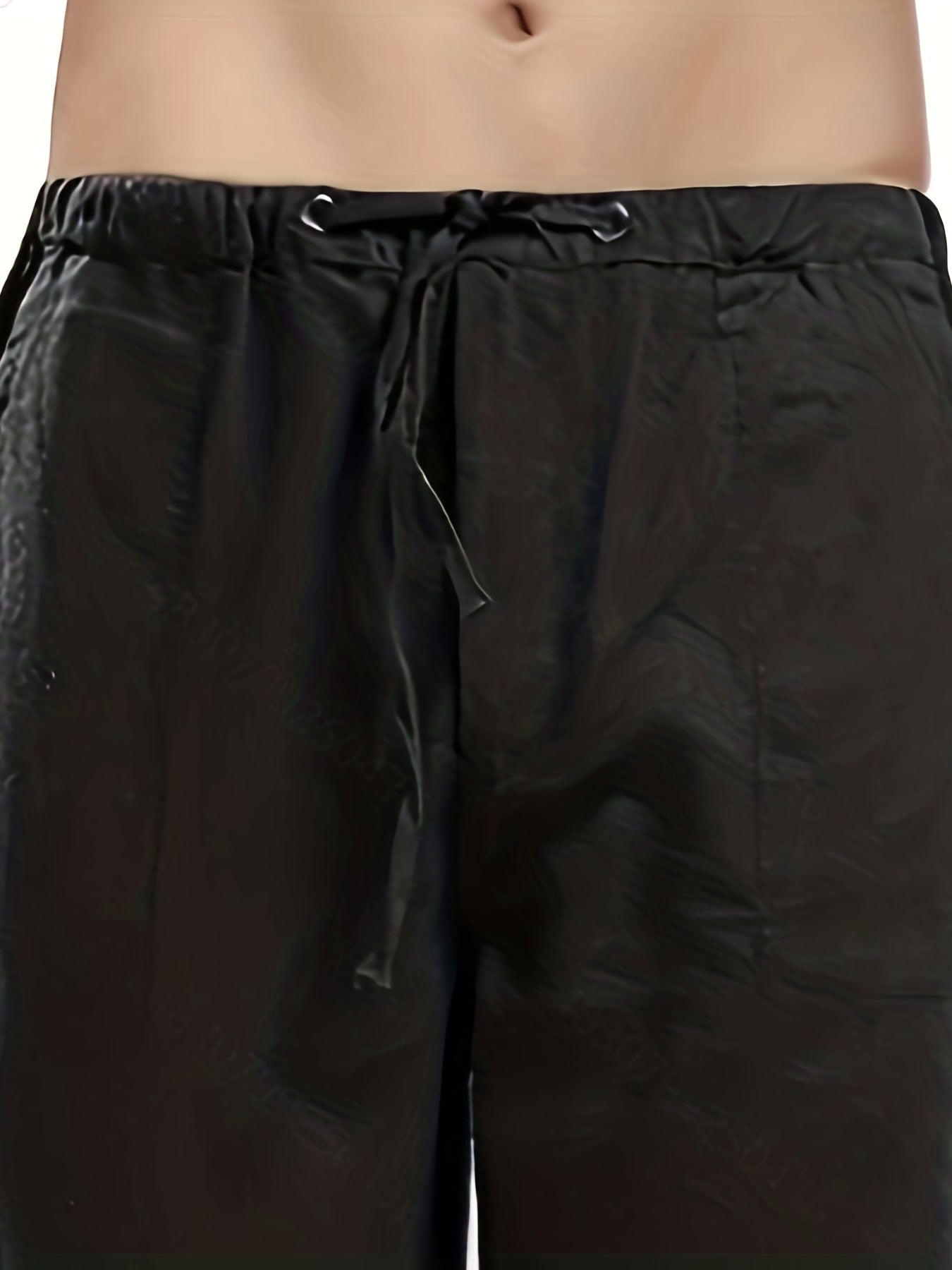 Felix | Men's Loose-Fit Trousers in Cotton-Linen Blend with Elastic Waistband