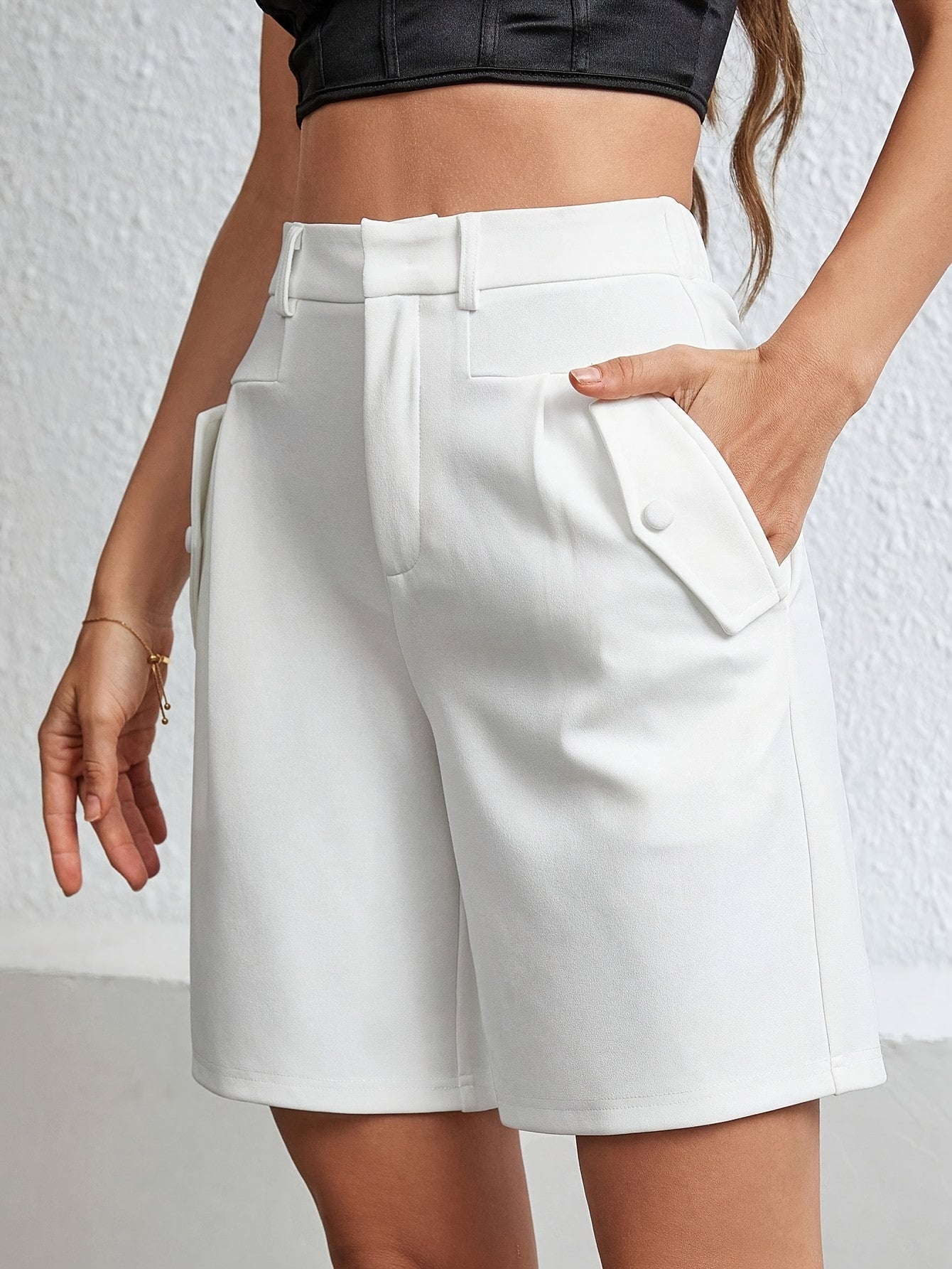MADELYN | High-Waisted Loose-Fitting Women Shorts For Summer