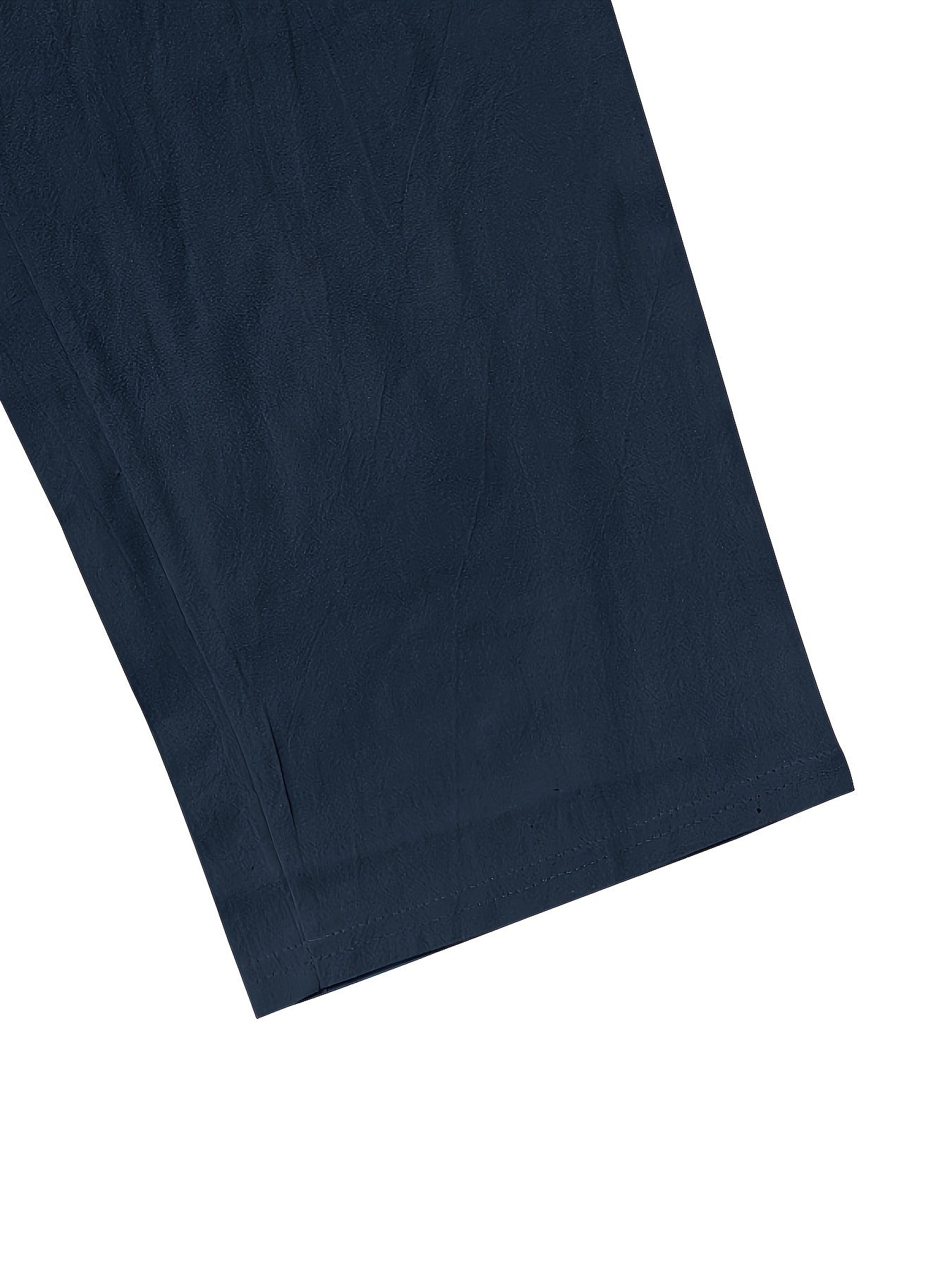 Daan | Solid Color Casual Cotton-Linen Trousers