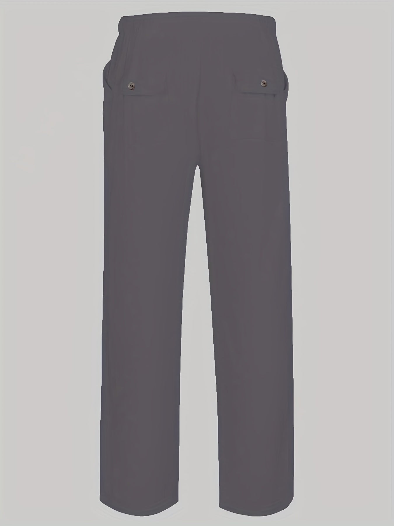 Felix | Men's Loose-Fit Trousers in Cotton-Linen Blend with Elastic Waistband