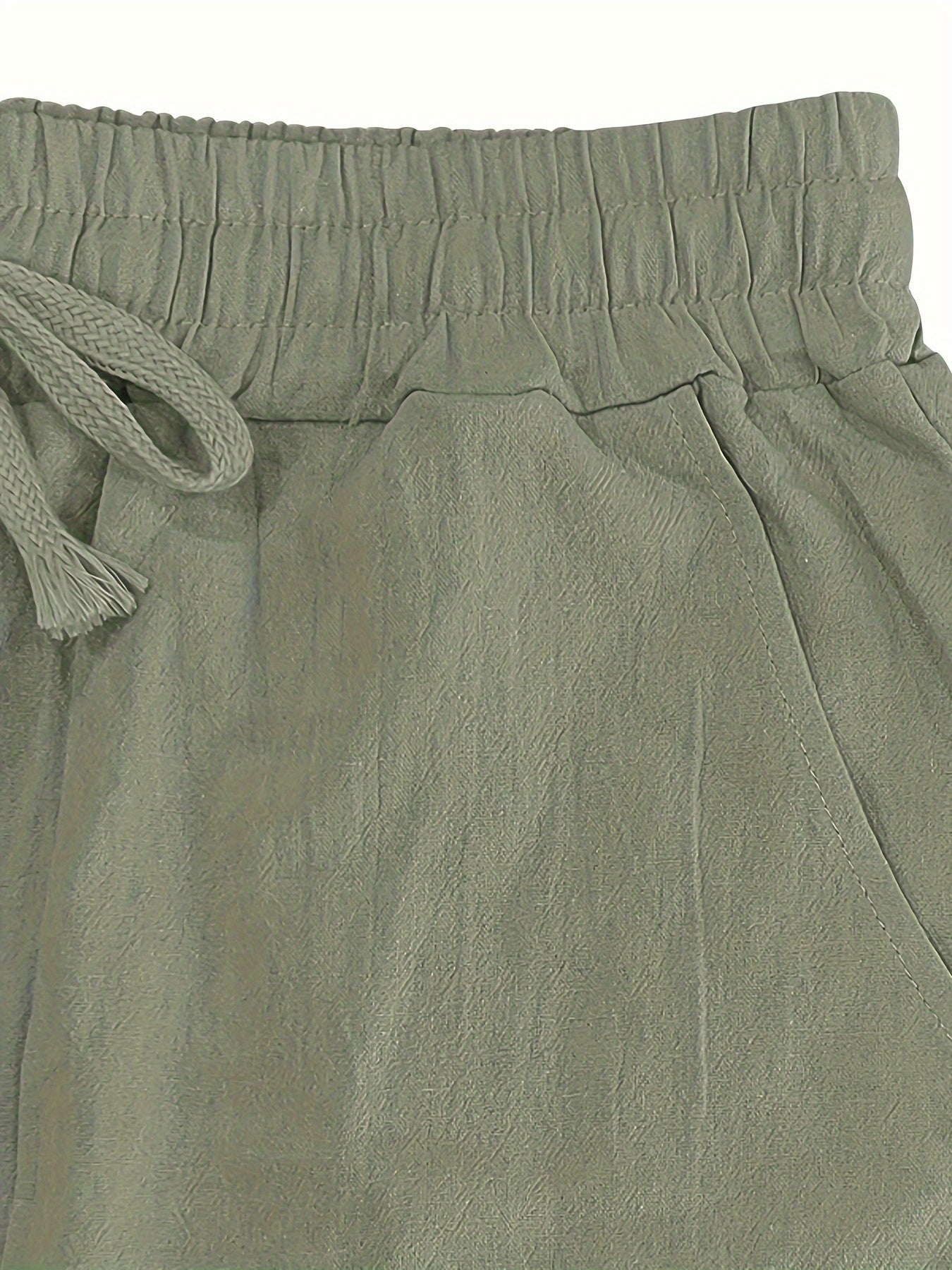 Daan | Solid Color Casual Cotton-Linen Trousers