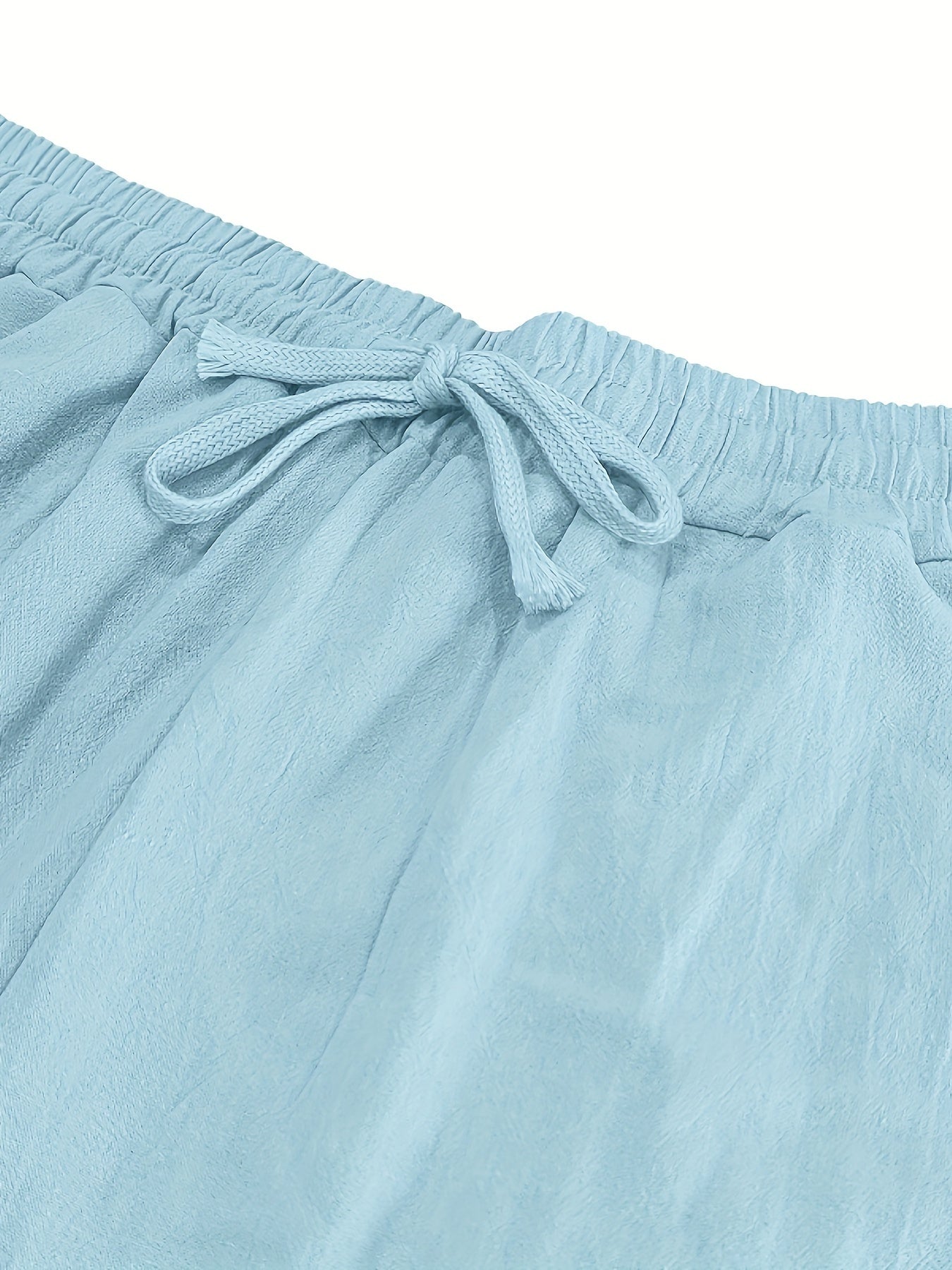 Daan | Solid Color Casual Cotton-Linen Trousers