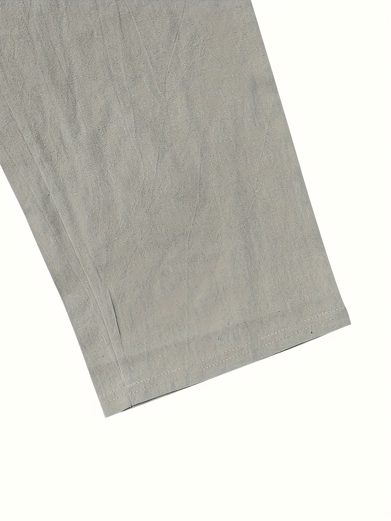 Daan | Solid Color Casual Cotton-Linen Trousers