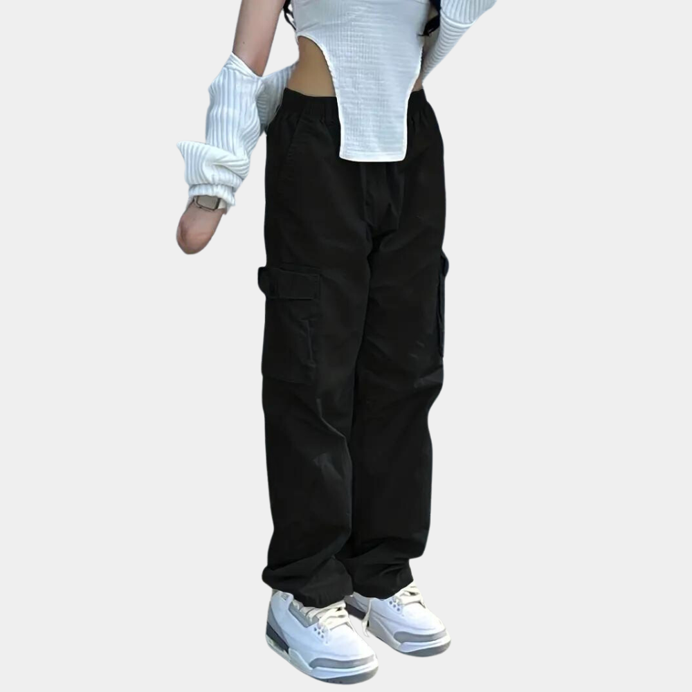 Carina - Women's Lightweight Casual Cargo Pants, Ideal for Summer Wear