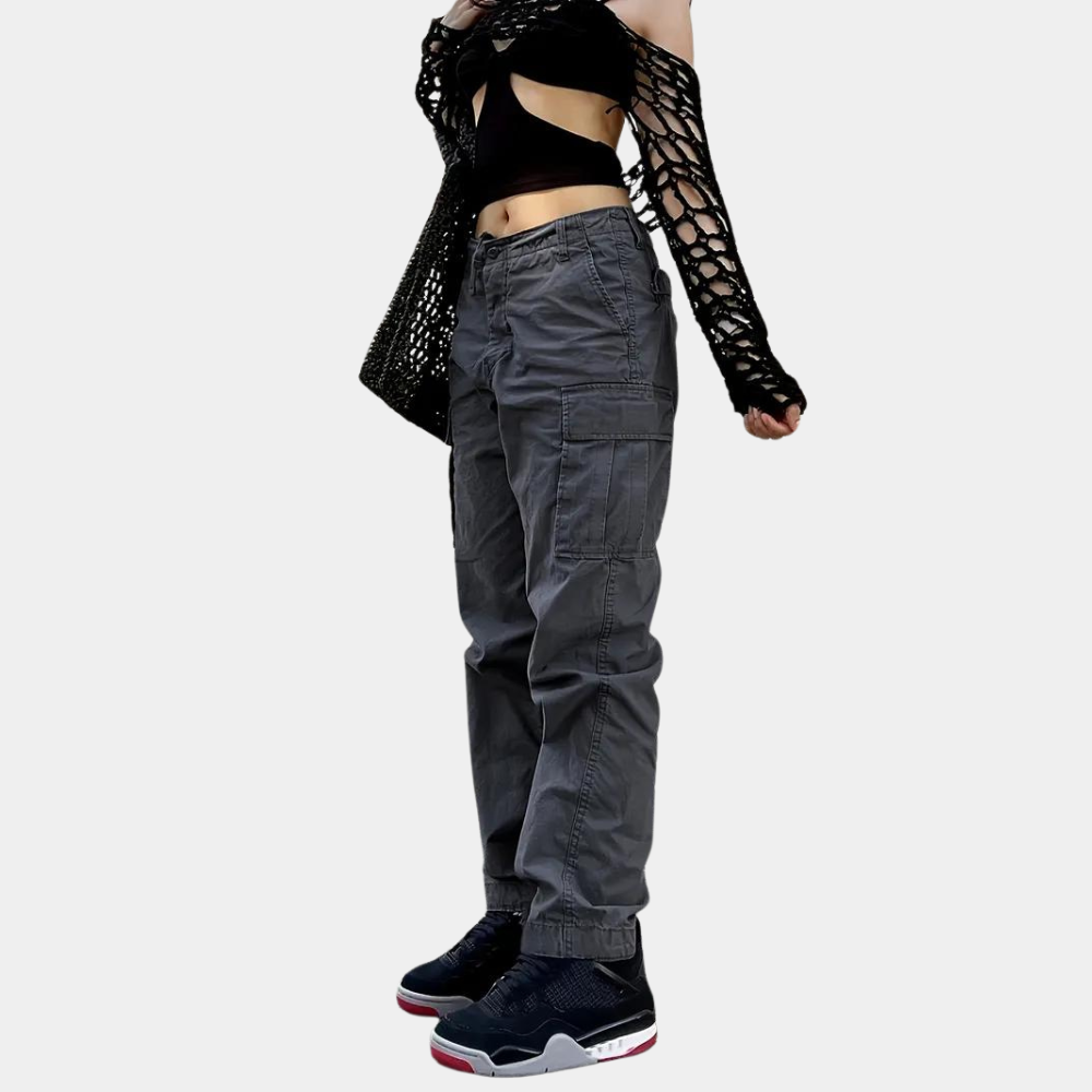 Carina - Women's Lightweight Casual Cargo Pants, Ideal for Summer Wear