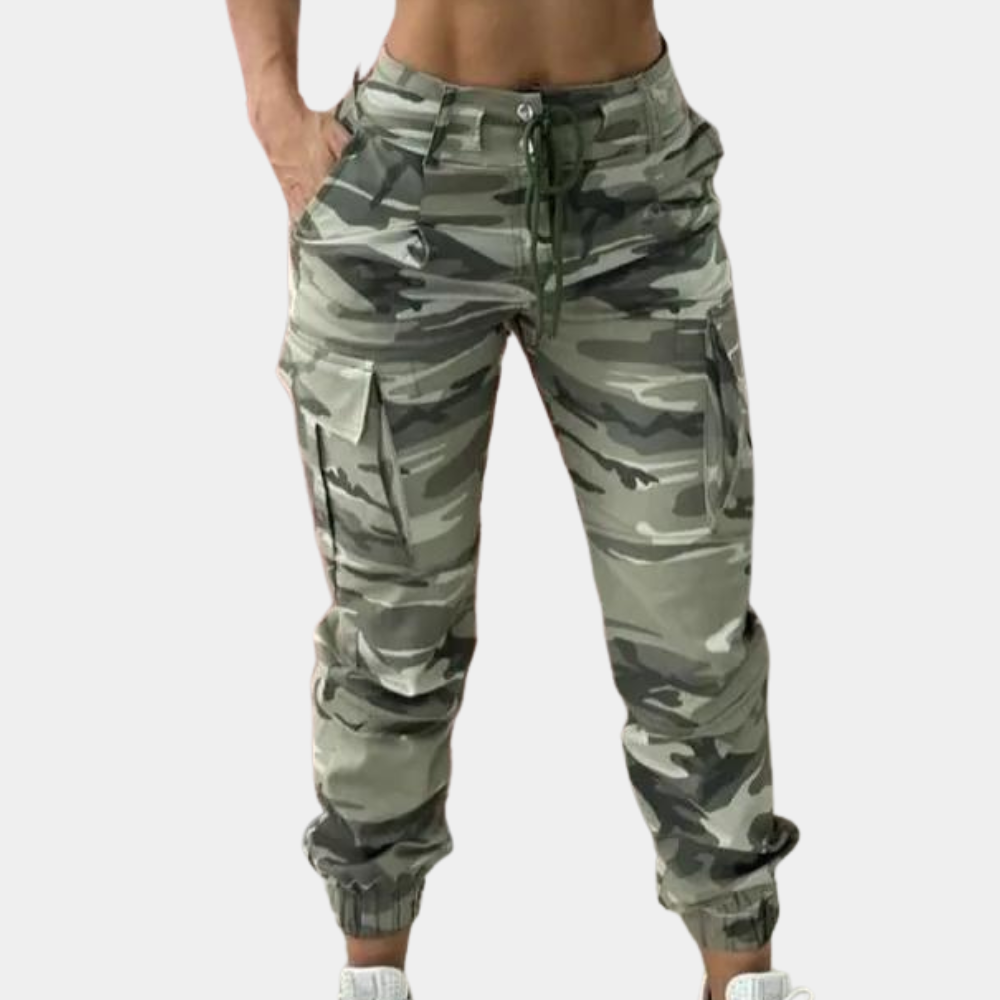 ELLA - Summer Camouflage Cargo Pants for Women