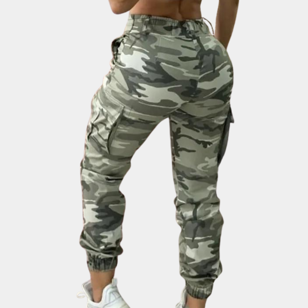 ELLA - Summer Camouflage Cargo Pants for Women