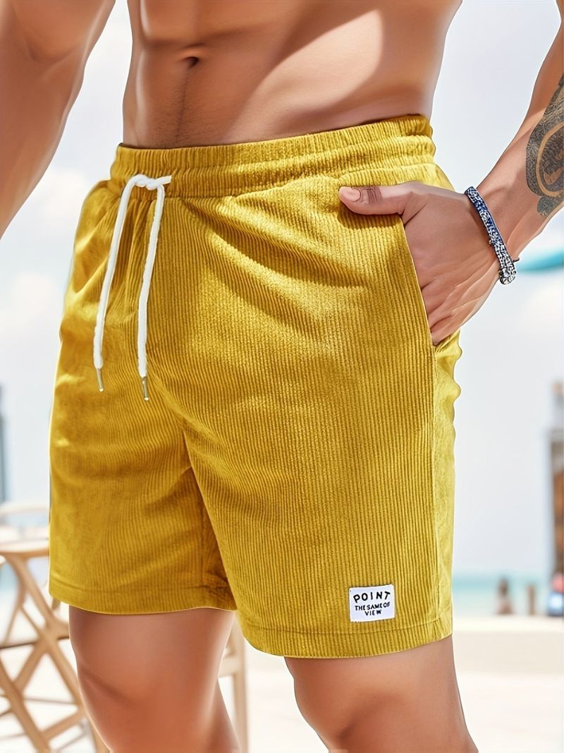 Devonto | Men's Comfortable Striped Shorts