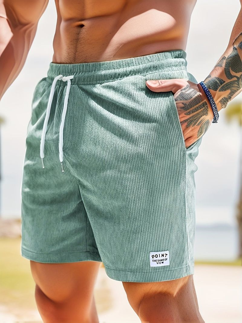 Devonto | Men's Comfortable Striped Shorts