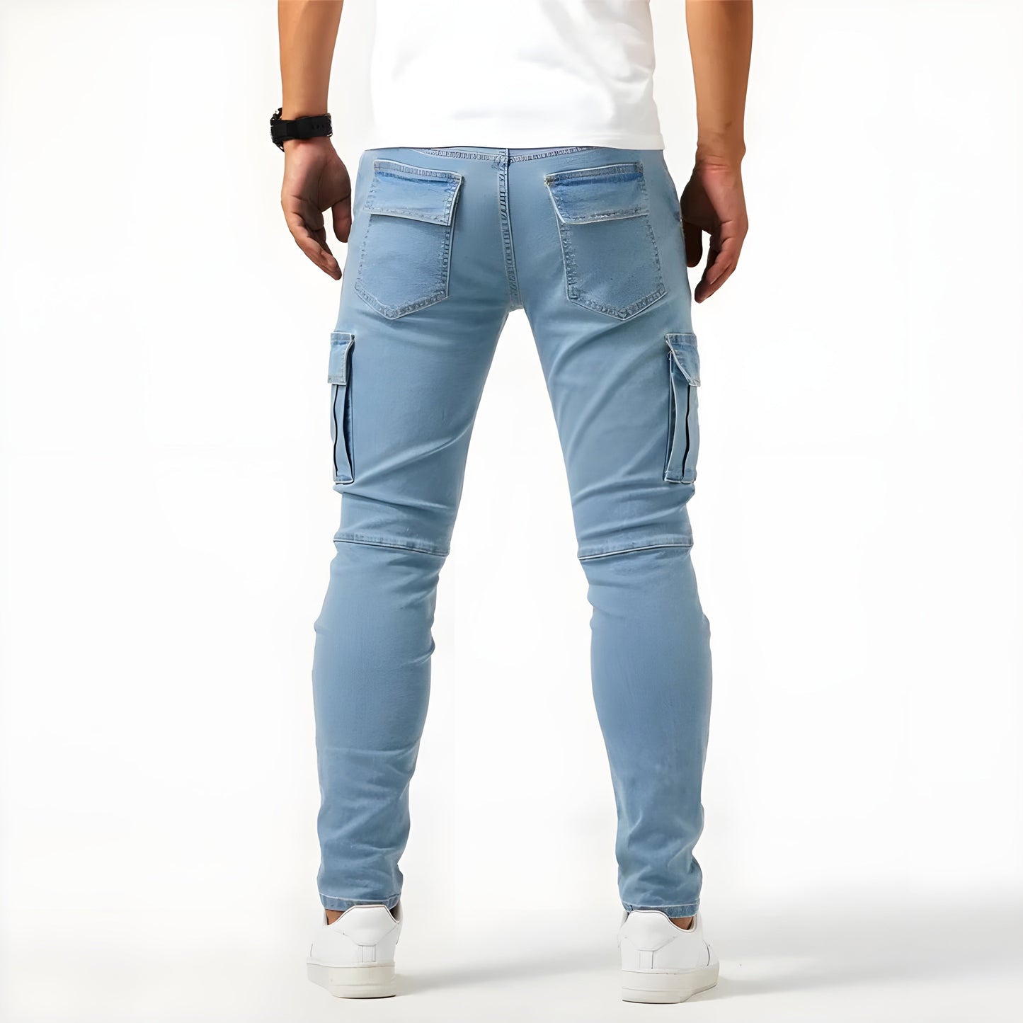 REVO | Cargo trousers with elastic band for men