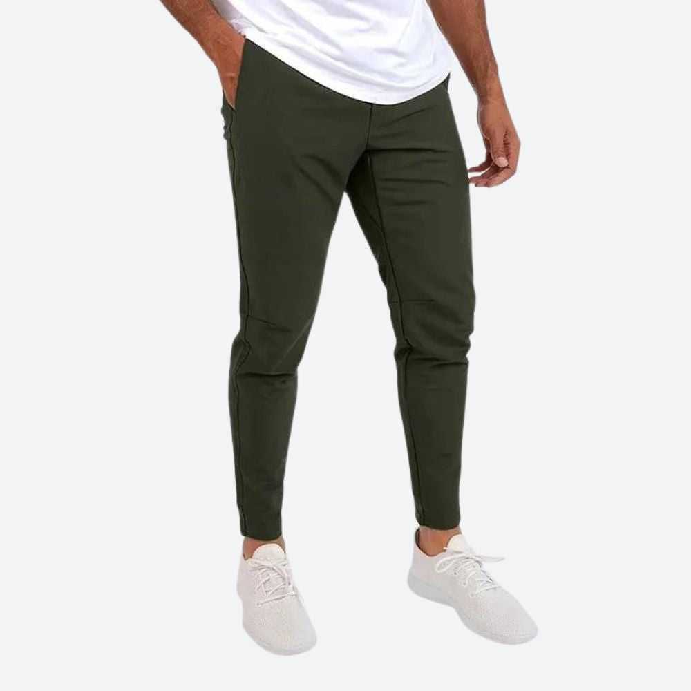 MOVO | Slim fit stretch trousers for men