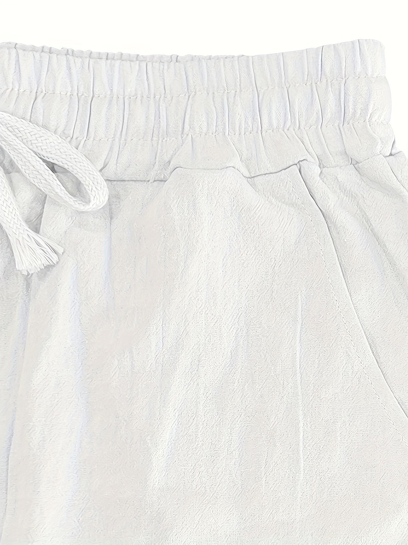 Daan | Solid Color Casual Cotton-Linen Trousers