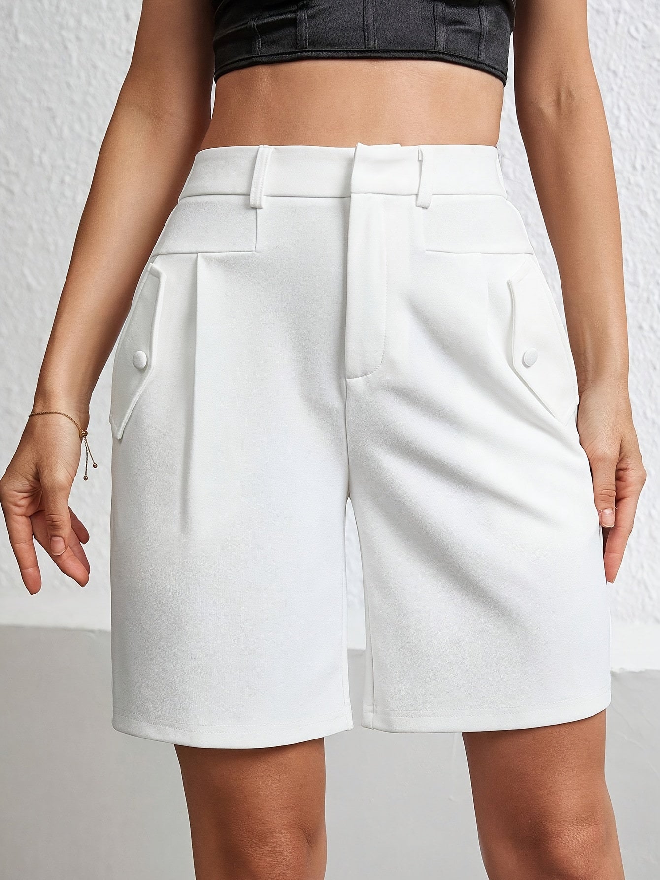 MADELYN | High-Waisted Loose-Fitting Women Shorts For Summer