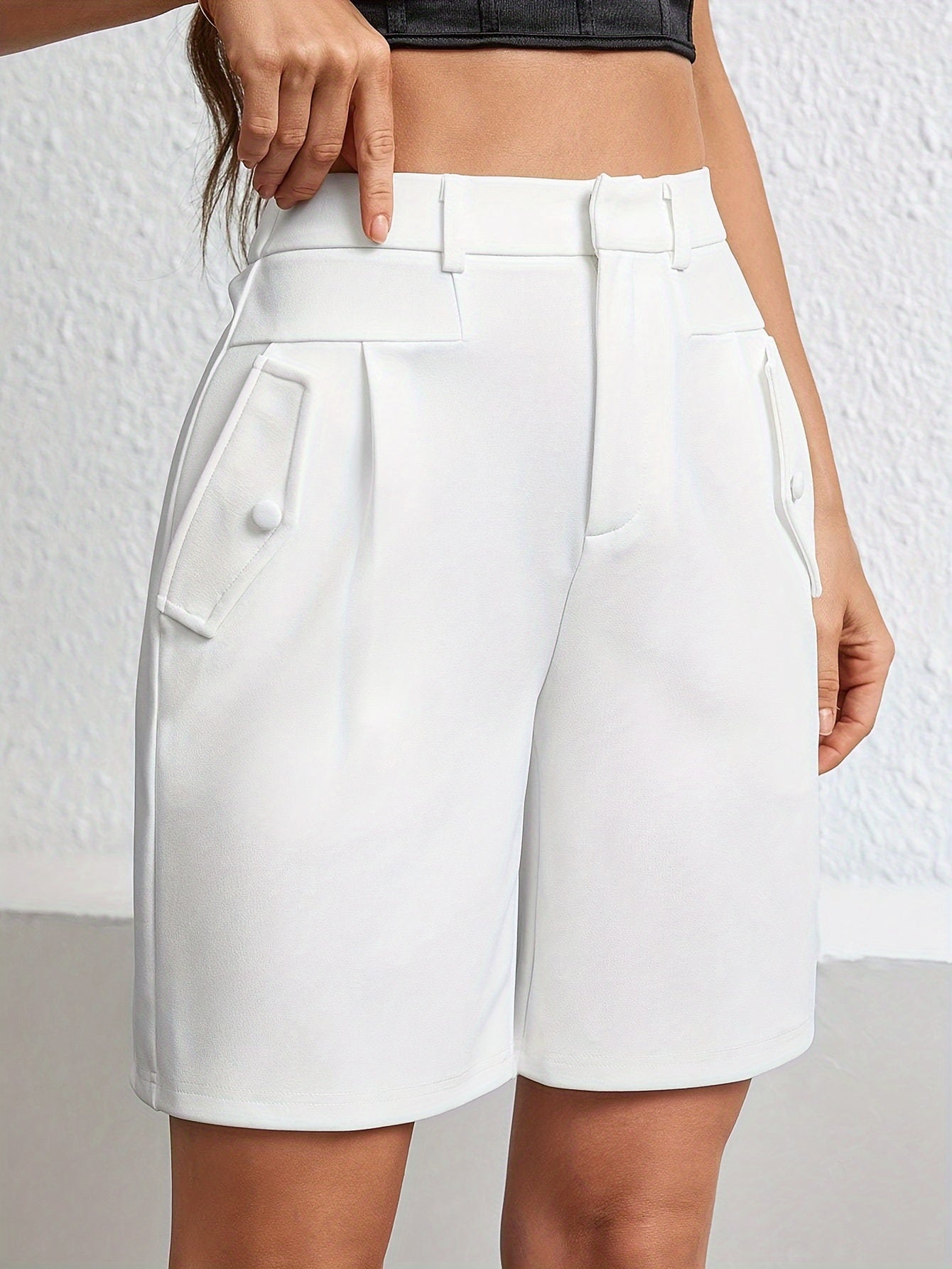MADELYN | High-Waisted Loose-Fitting Women Shorts For Summer