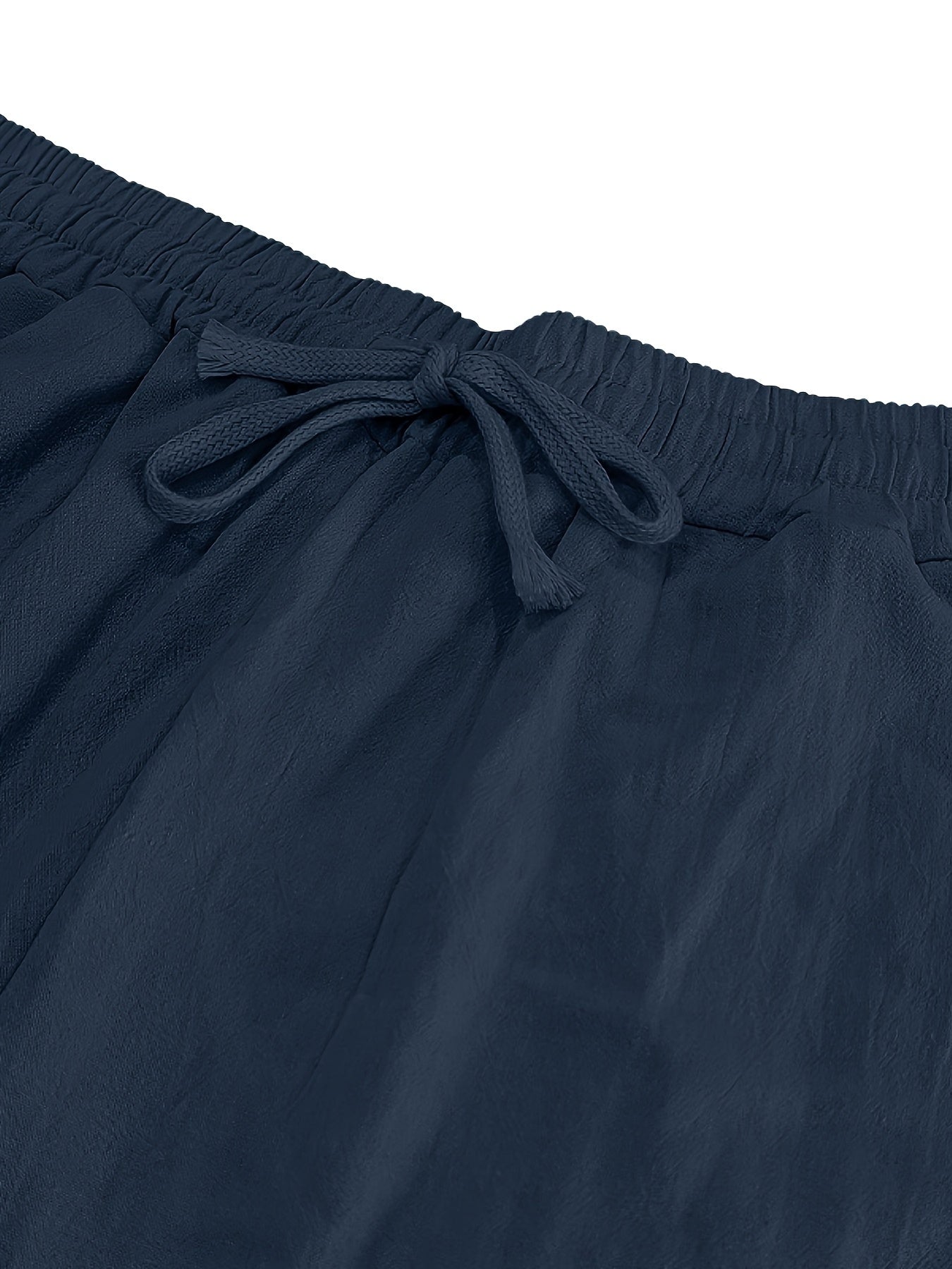 Daan | Solid Color Casual Cotton-Linen Trousers