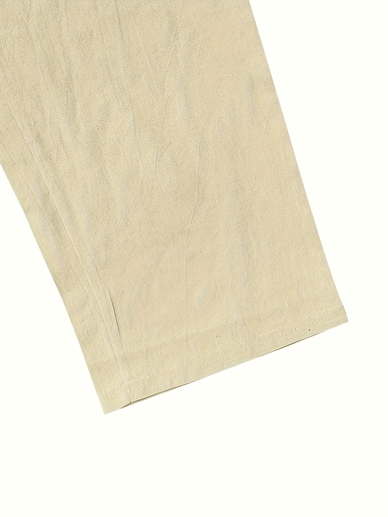 Daan | Solid Color Casual Cotton-Linen Trousers
