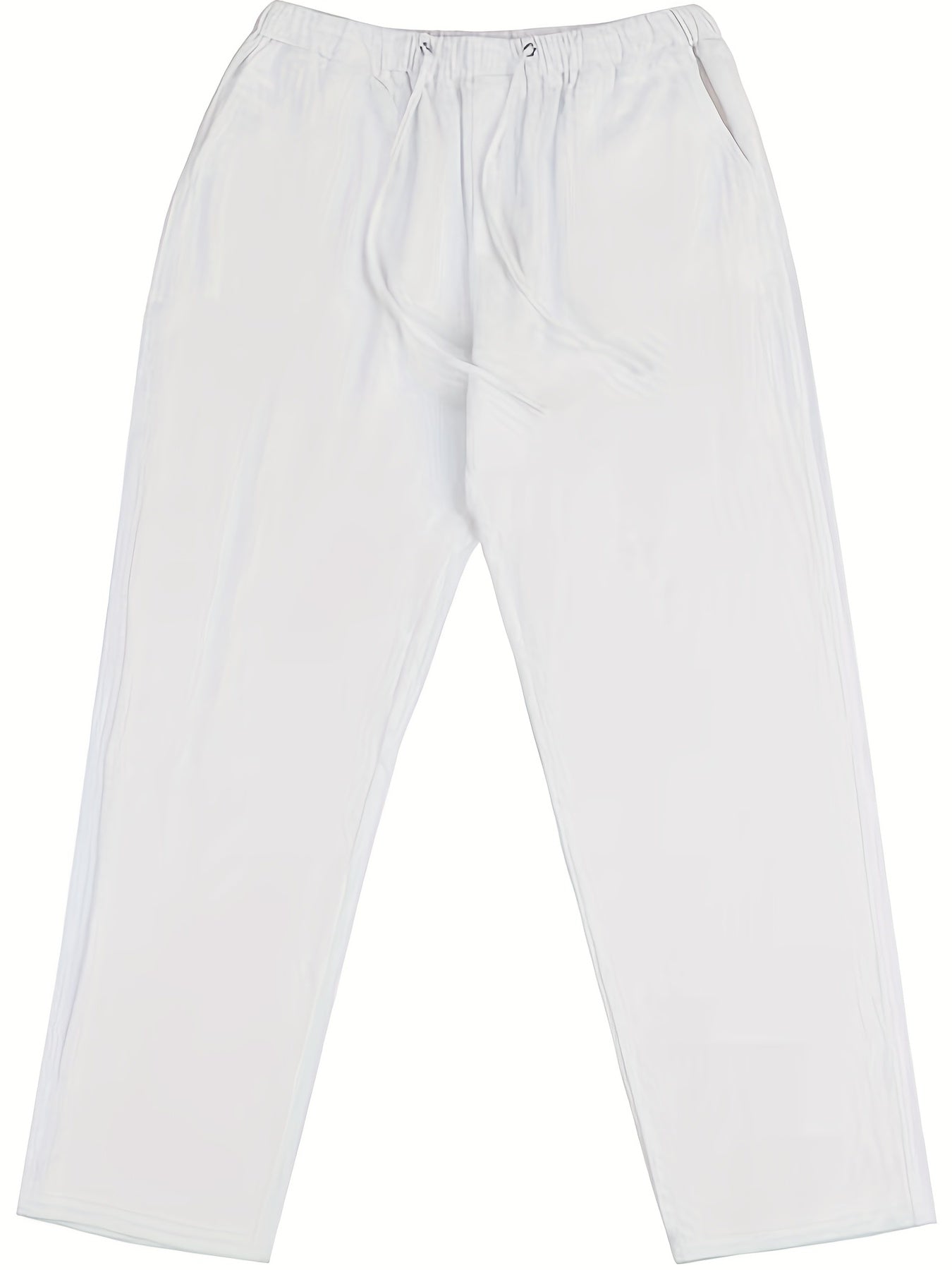 Felix | Men's Loose-Fit Trousers in Cotton-Linen Blend with Elastic Waistband