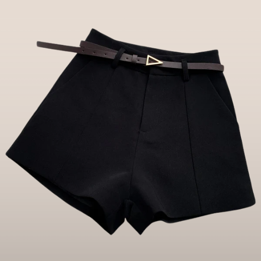 Fleur – Chic Belted Shorts