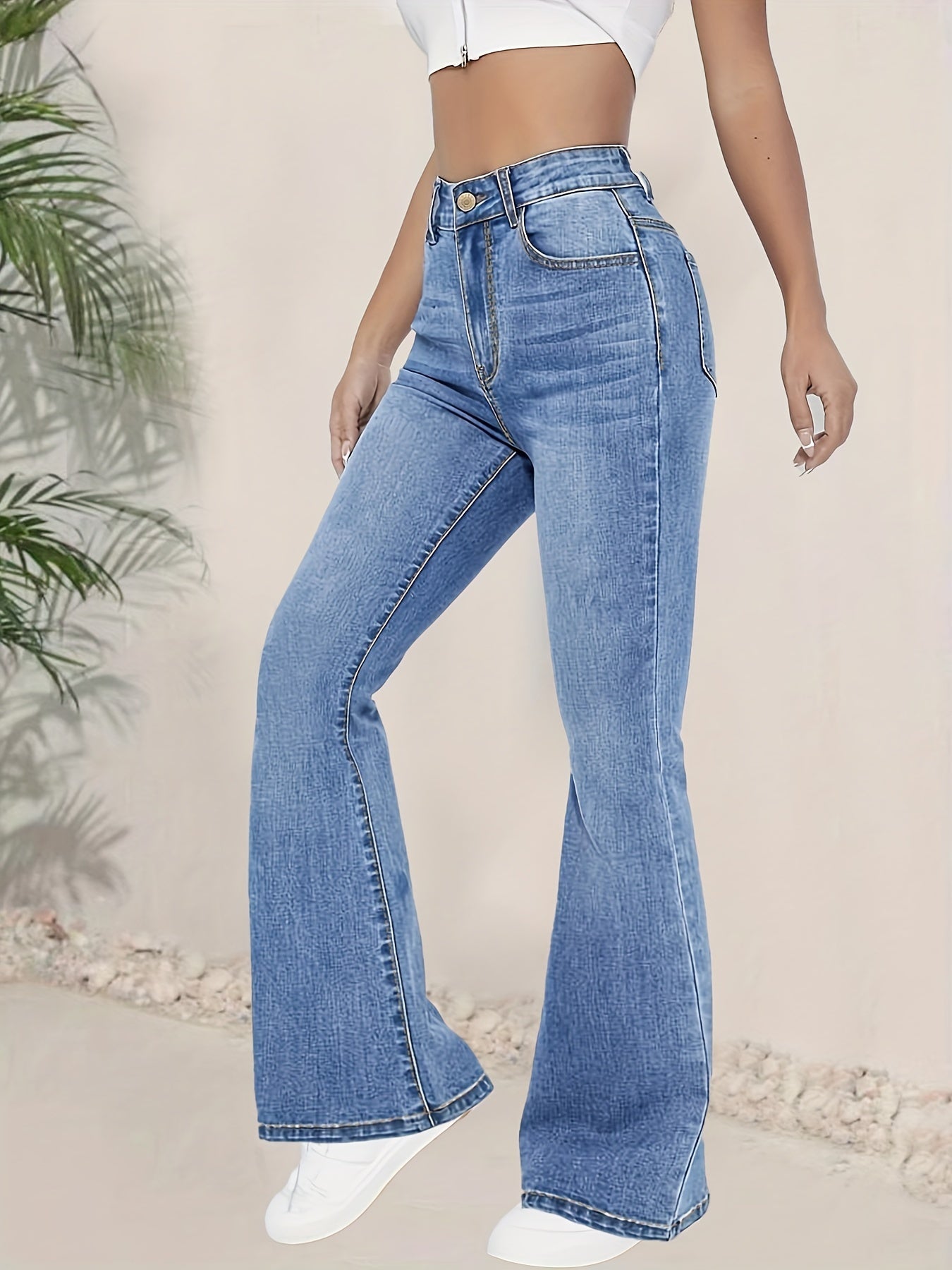GINA | High-Waisted Women Flared Jeans