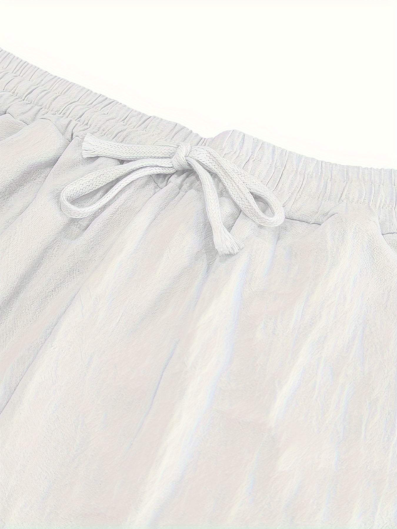 Daan | Solid Color Casual Cotton-Linen Trousers
