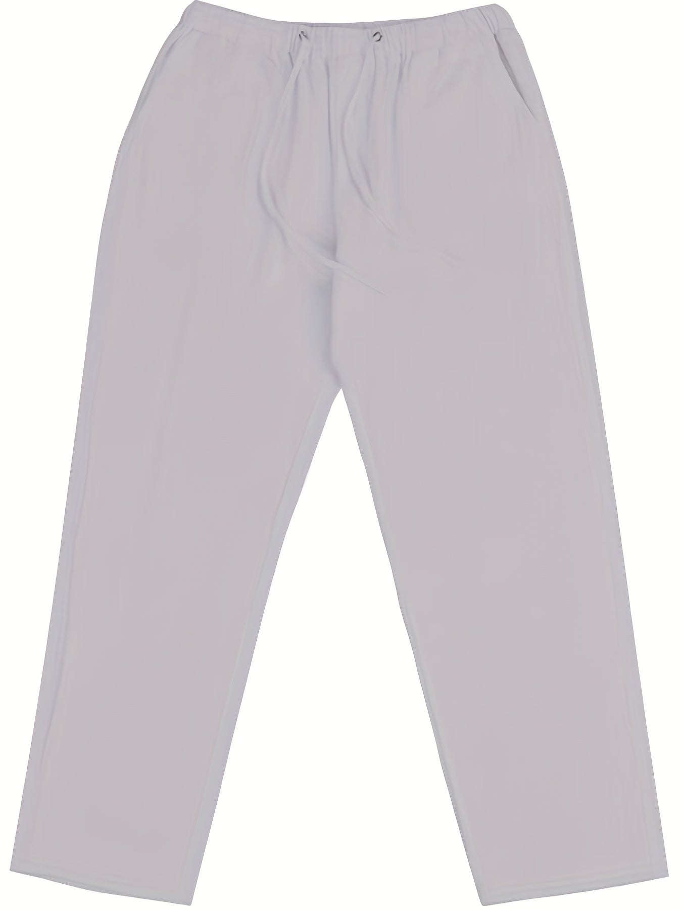 Felix | Men's Loose-Fit Trousers in Cotton-Linen Blend with Elastic Waistband