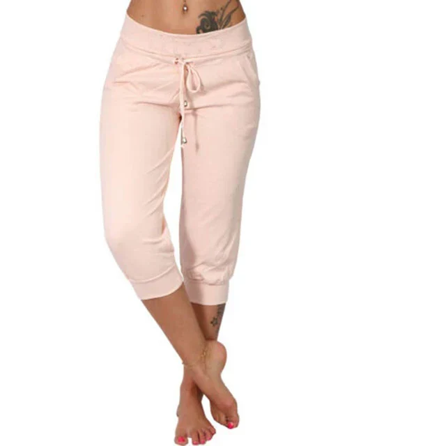 Liora Capri Trousers with Adjustable Drawstring