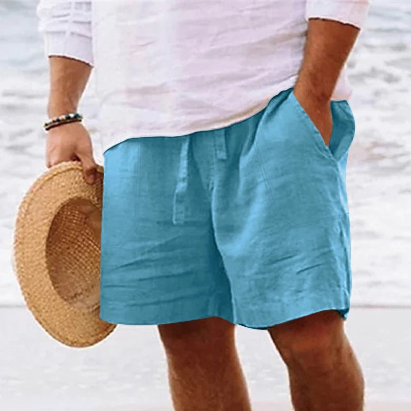 DAVID Men's Linen Shorts | Trendy Summer Essentials