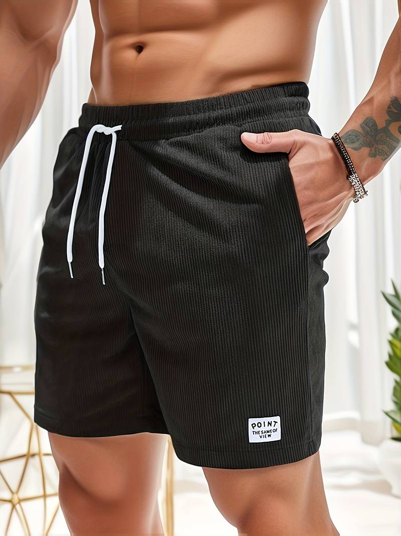 Devonto | Men's Comfortable Striped Shorts
