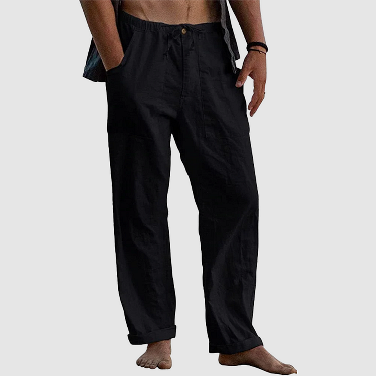 Jouko | Relaxed Linen Summer Trousers