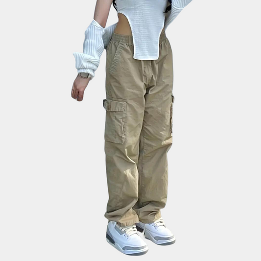 Carina - Women's Lightweight Casual Cargo Pants, Ideal for Summer Wear