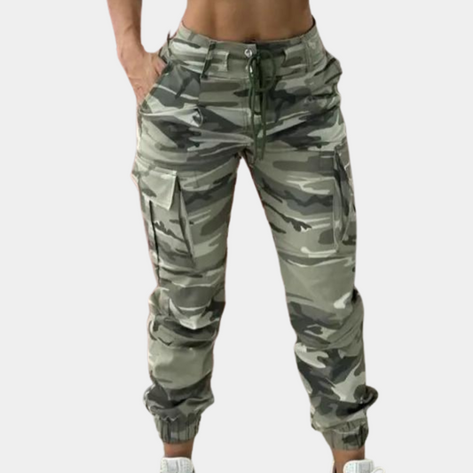 ELLA - Summer Camouflage Cargo Pants for Women