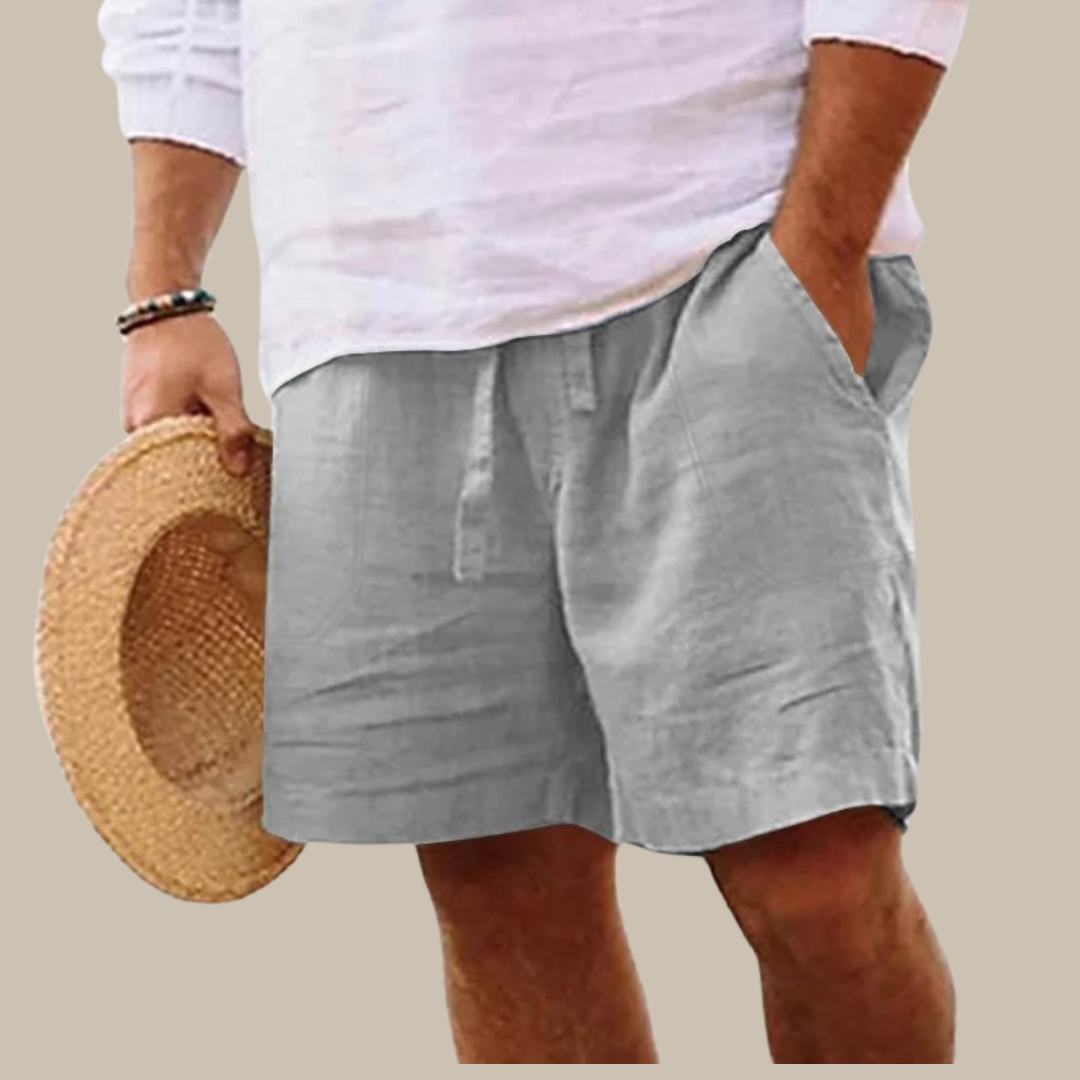 DAVID Men's Linen Shorts | Trendy Summer Essentials