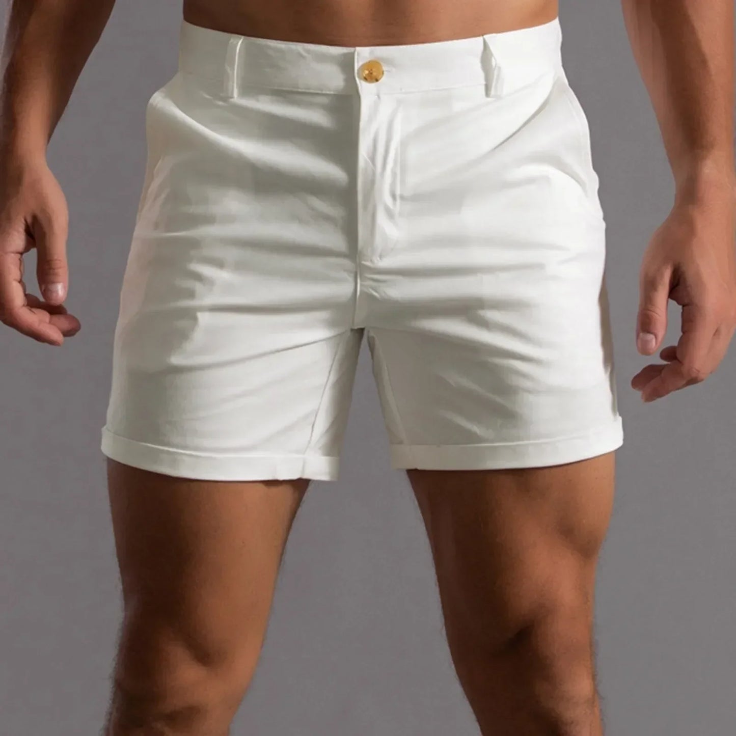 NEVERO | Relaxed Cotton Shorts