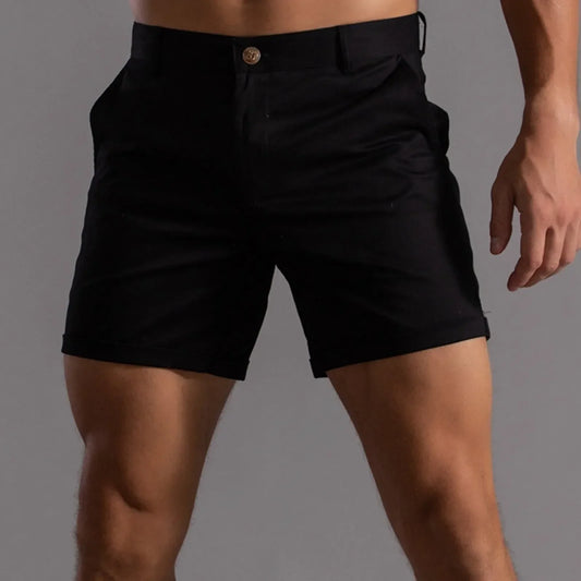 NEVERO | Relaxed Cotton Shorts