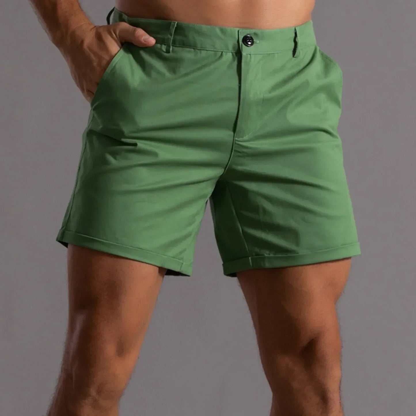NEVERO | Relaxed Cotton Shorts