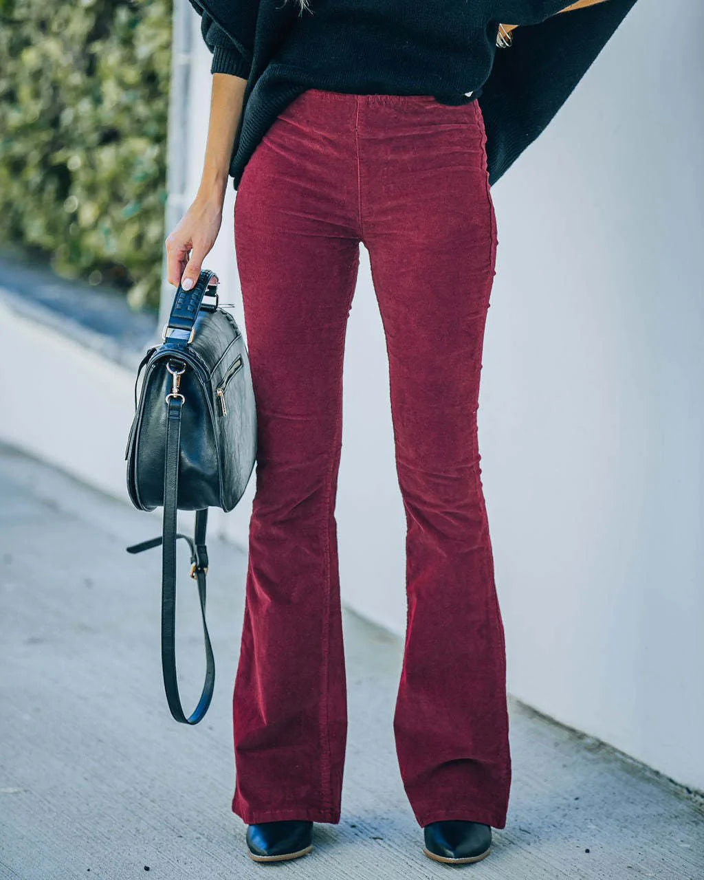 Selena Women's High-Waisted Flare Pants - Perfect for Summer