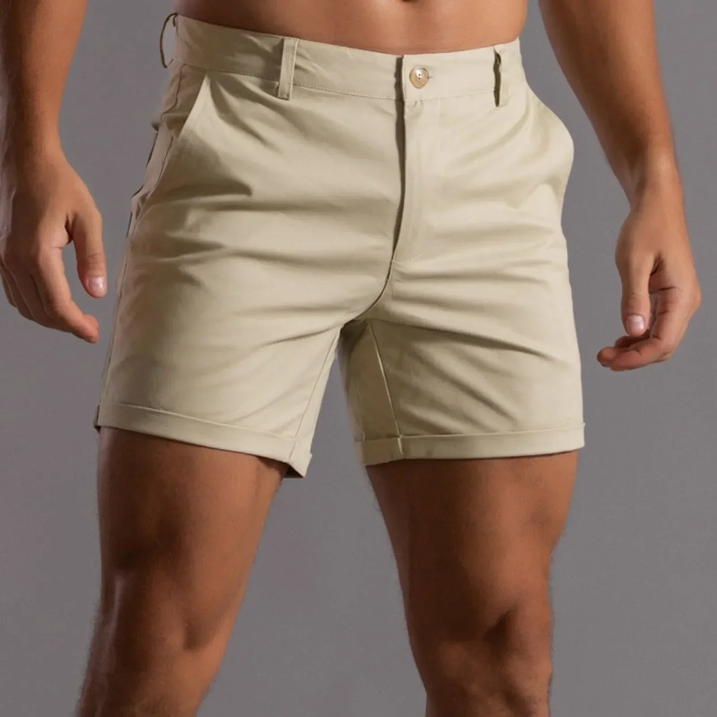 NEVERO | Relaxed Cotton Shorts