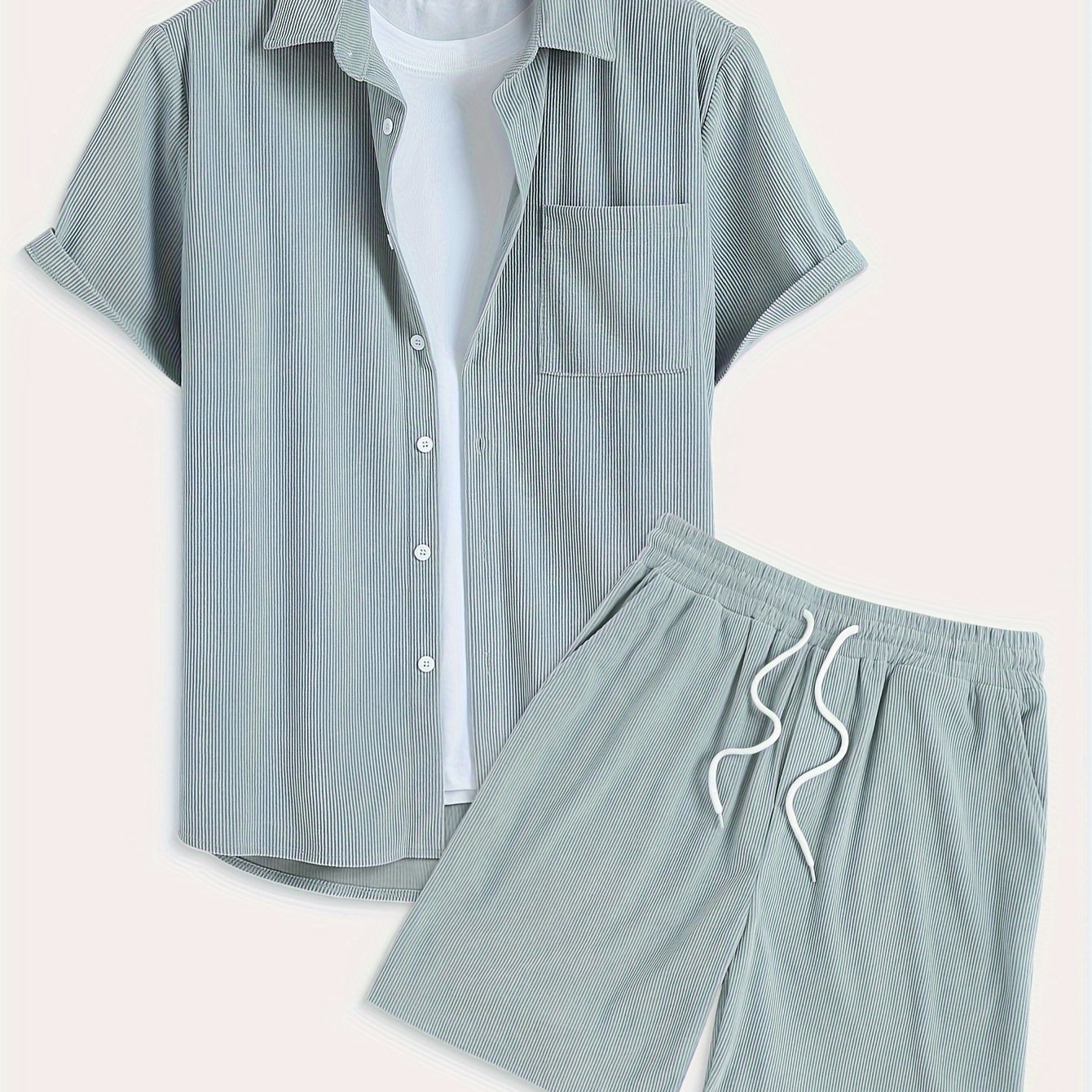Finn | Classic Summer Set: Shirt and Shorts