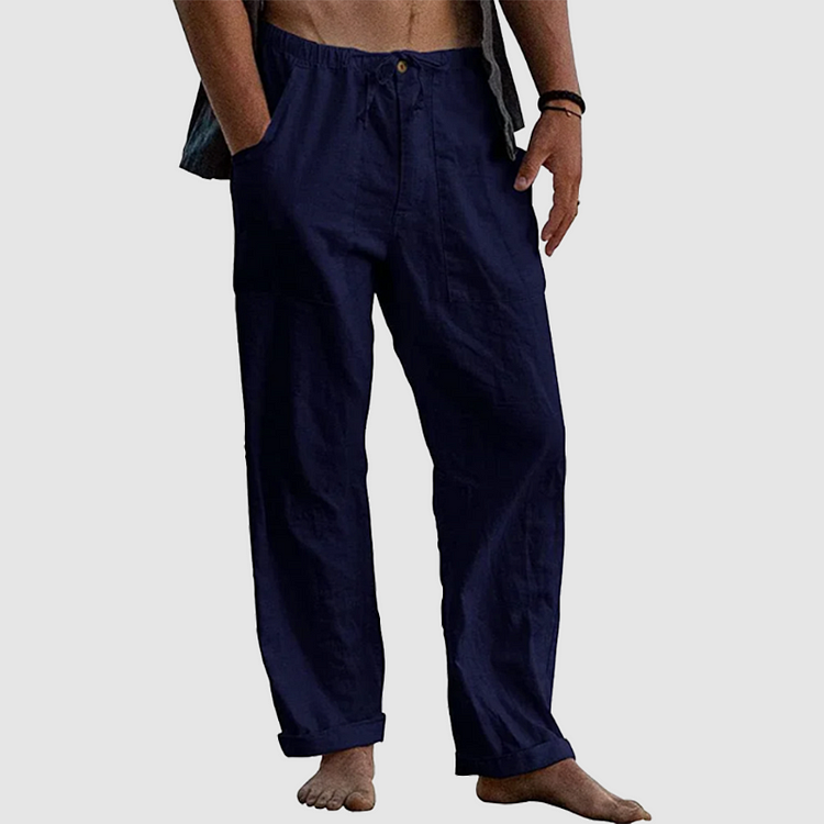 Jouko | Relaxed Linen Summer Trousers