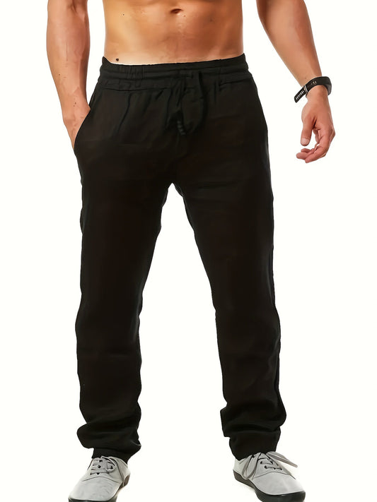 Finn | Cotton Relaxed Fit Drawstring Pants