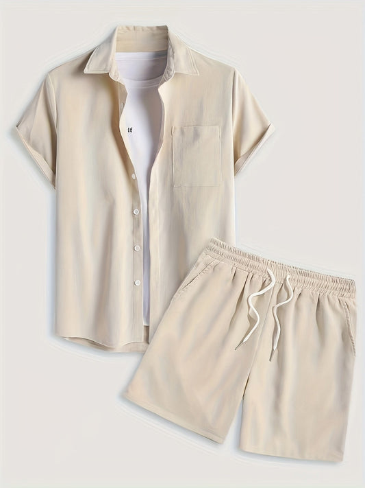 Finn | Classic Summer Set: Shirt and Shorts