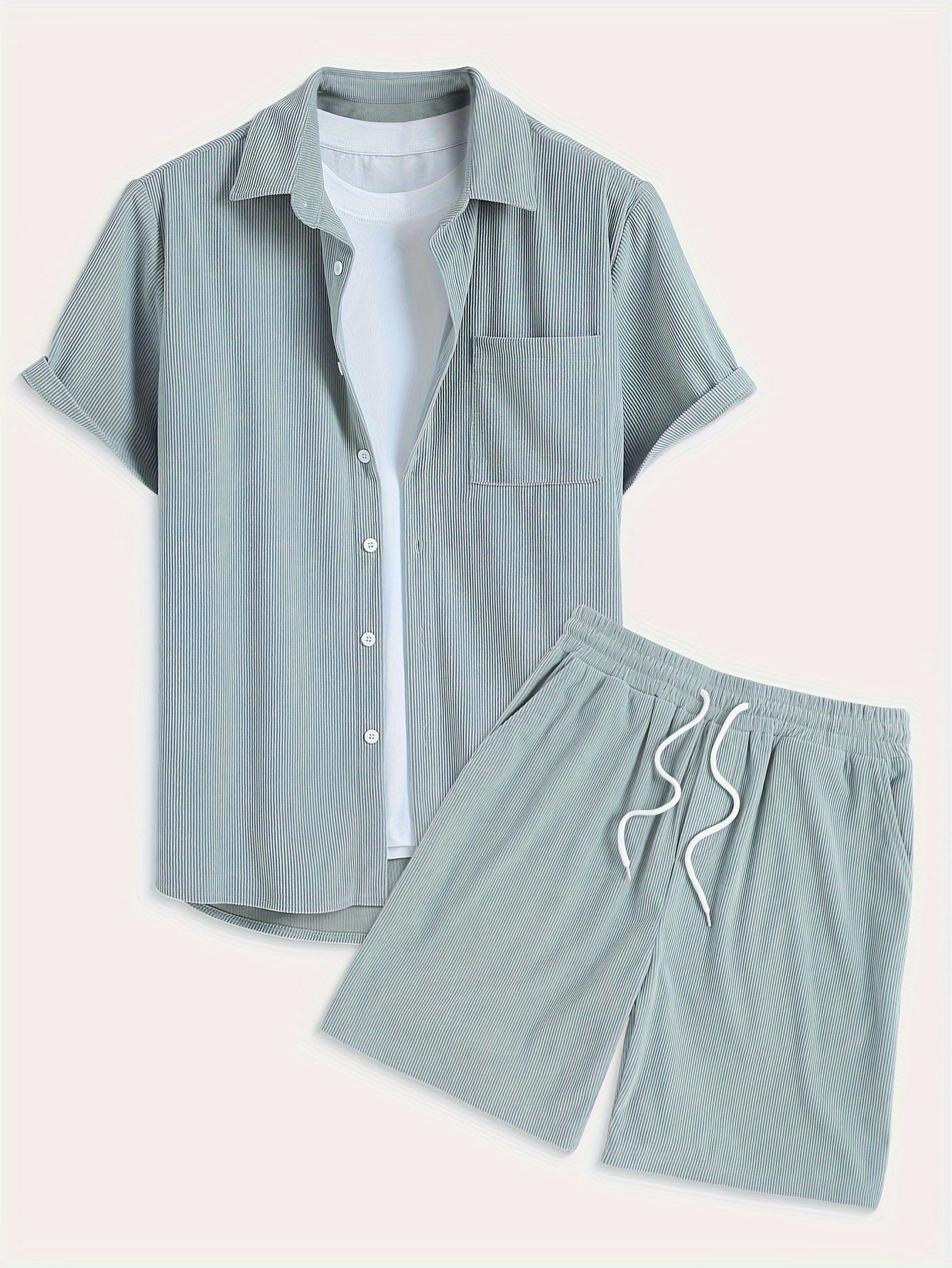 Finn | Classic Summer Set: Shirt and Shorts