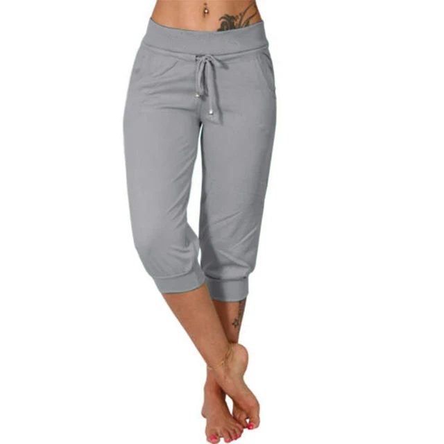 Liora Capri Trousers with Adjustable Drawstring