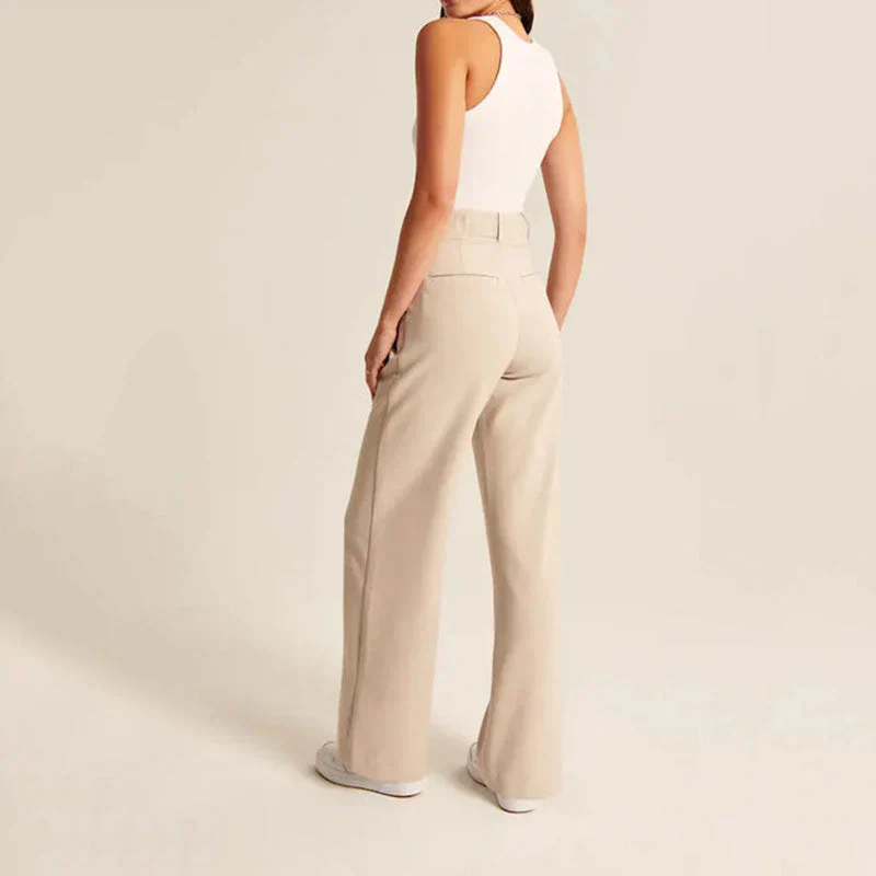 Marieke – Wide-Leg High-Waisted Trousers