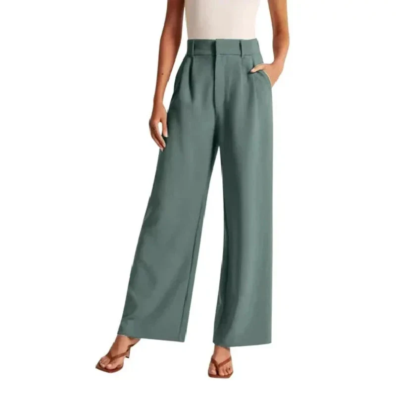 Marieke – Wide-Leg High-Waisted Trousers