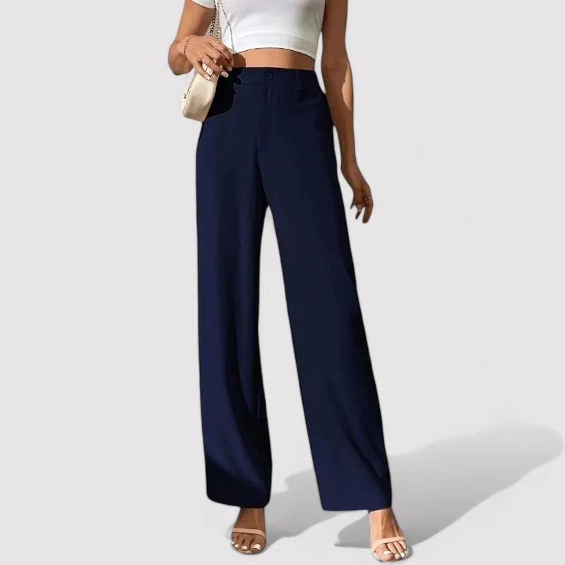 Marieke – Wide-Leg High-Waisted Trousers
